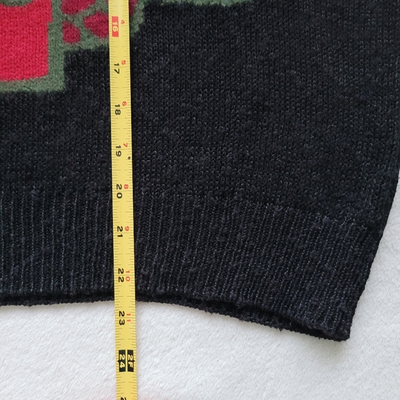 Malina Wong Vintage Angora Viscose Abstract Pullover Sweater Ladies EUC - Picture 4 of 11